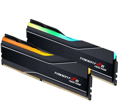 Kit Mémoire G.Skill Trident Z5 NEO RGB Series - 32Go (2X 16Go), 288-Pin SDRAM DDR5 6000 (PC5-48000) CL30-38-38-96 1,35V