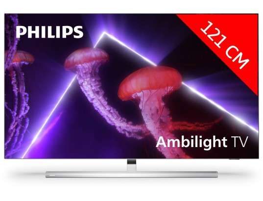 TV OLED 48" Philips 48OLED807/12 - 4K UHD, Smart TV, Ambilight
