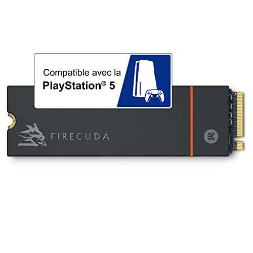 SSD interne M.2 NVMe Seagate Firecuda 530 - 1 To, PCI 4.0, NAND TLC 3D (ZP1000GM3A023)