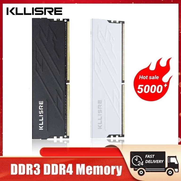 Mémoire RAM Kllisre 32Go DDR4 3200MHz white