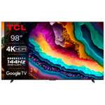 TV 98" TCL 98P745 - LED, 4K UHD, 144 Hz, HDR10+, Dolby Vision, HDMI 2.1, VRR & ALLM, Google TV (+ 120€ offerts en carte cadeau)