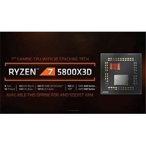 AMD T R7-7800X3D: AMD AM5 Ryzen 7 7800X3D, 8x 4.20 GHz, tray at reichelt  elektronik