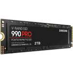 SSD interne M.2 NVMe 4.0 Samsung 990 PRO (MZ-V9P2T0BW) - 2 To, TLC 3D, DRAM