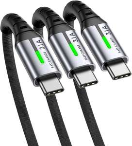 Lot de 3 câbles USB-C Charge Rapide INIU (vendeur tiers - Via coupon)