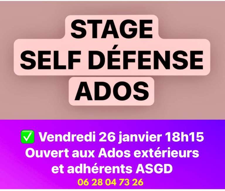 Stage gratuit de self-defense pour les femmes