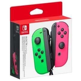 Joy-Con sans fil Splatoon 2 Vert et Rose fluo pour Nintendo Switch (+ 3.20€ en RP)