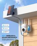Camera de surveillance WiFi éxterieure Hooise DQ201 - 2K, 360°, Panneau solaire, IP65 (Via coupon - Vendeur tiers)