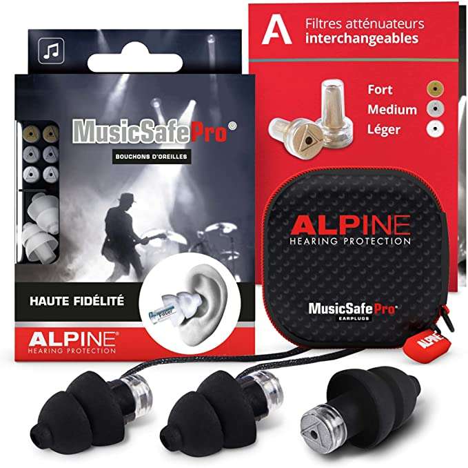 [Prime] Bouchons d'oreilles Musique Alpine MusicSafe Pro (Vendeur tiers)