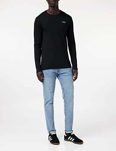 manches Pepe T-shirt – noir Jeans longues