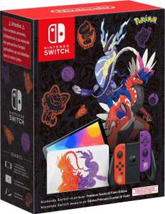 Console Nintendo Switch OLED - Edition Pokémon Écarlate et Violet (+ 13.50€ en RP)