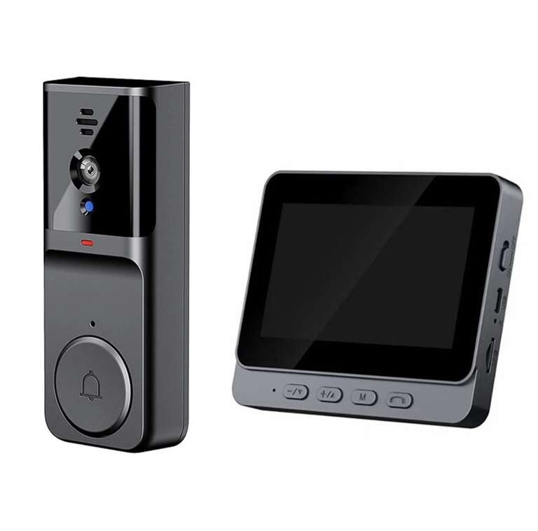 Sonnette Intelligente WiFi avec Vid??o 1080P et Design Fiable R