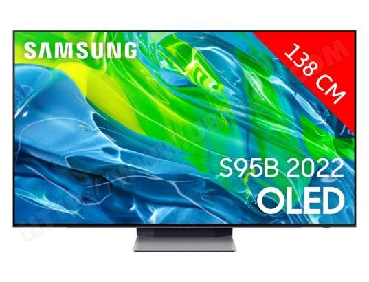 TV QD-OLED 55" Samsung QE55S95B (2022) - 4K UHD, 120 Hz, HDR10+, Dolby Atmos, Smart TV (Via ODR 200 euros)