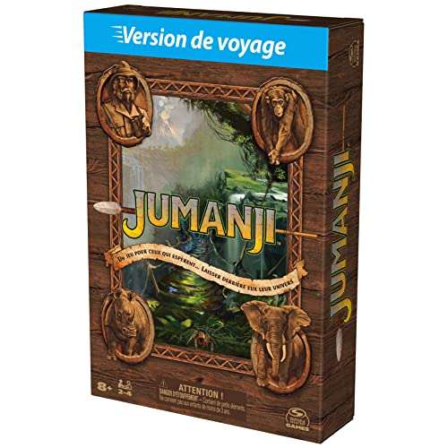 [Prime] Jeu De Société Jumanji - Rétro Version Voyage