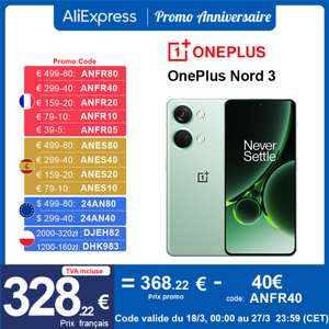 Smartphone One Plus Nord 3 EU 16GB 256GB Green
