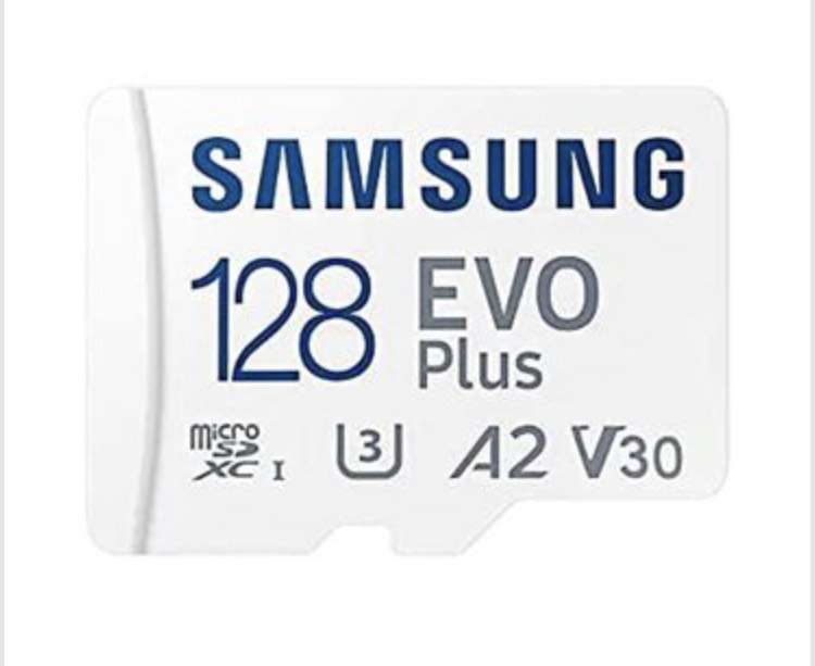 Carte Micro SDXC Samsung Evo Plus - 128 Go (Version 64 Go à 8,55€)