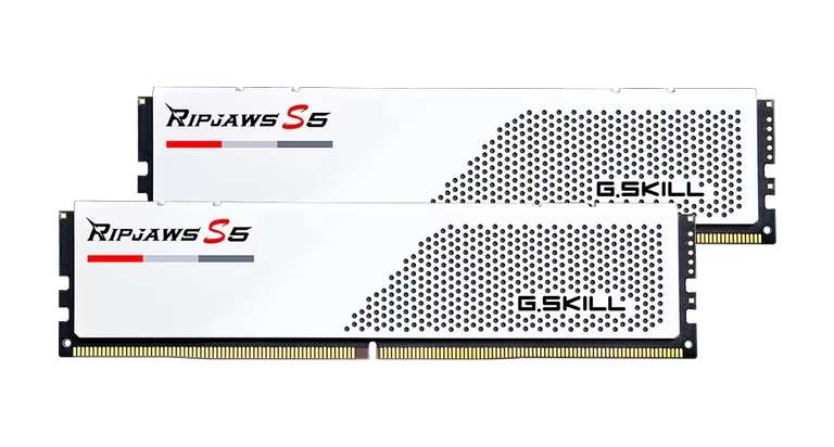 Kit mémoire Ram DDR5-6000 G.Skill Ripjaws S5 32 Go (2x 16 Go) - CL30, Intel XMP