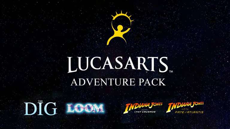 Bundle LucasArts Adventure Pack - Indiana Jones : Le destin d'Atlantis + Dernière croisade + Loom + The Dig sur PC (Dématérialisés - Steam)