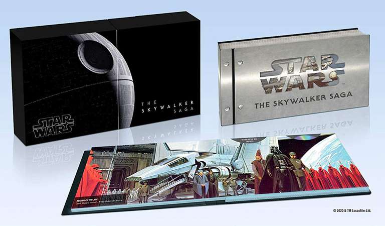 Coffret Blu-Ray 4K UHD Star Wars - La Saga Skywalker - L'Intégrale des 9 films (Frontaliers Belgique)