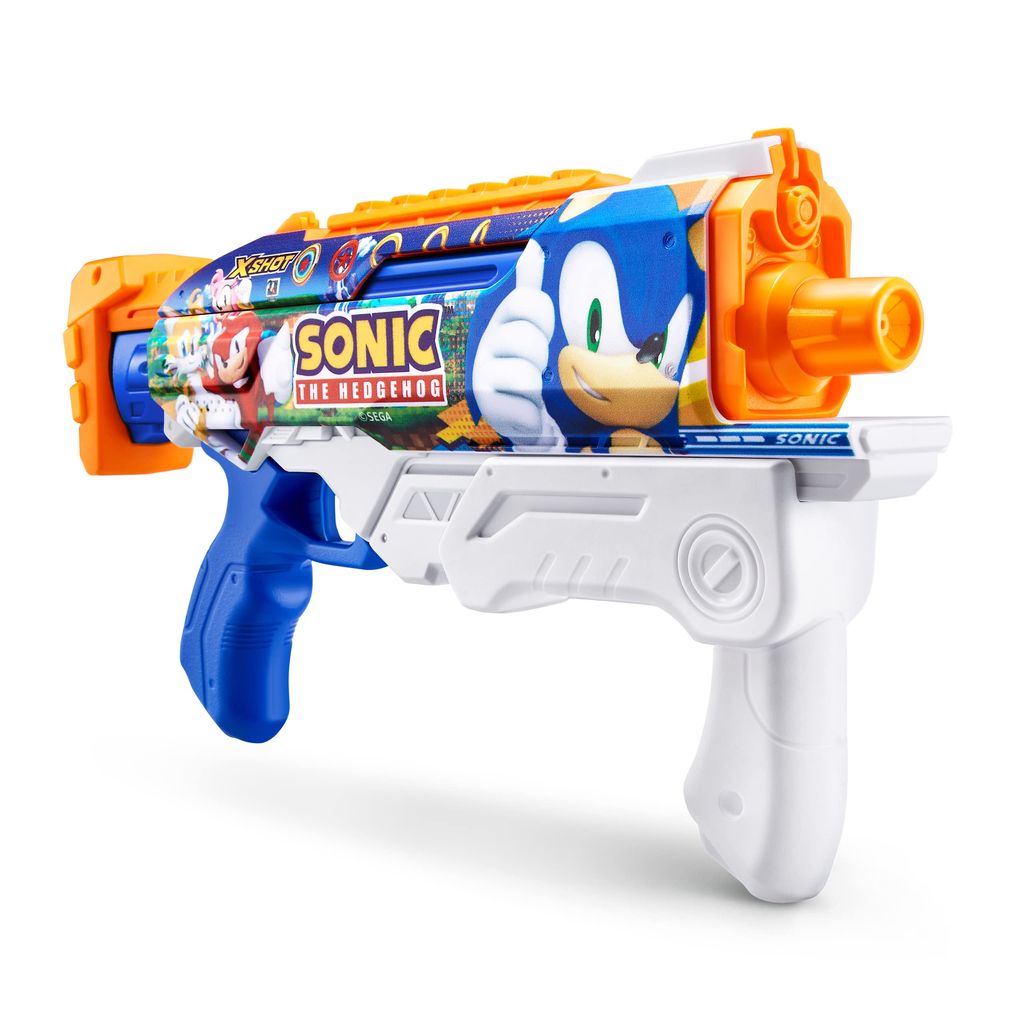 Pistolet à eau Xshot Zuru Sonic The Hedgehog Hyperload Fast-Fill