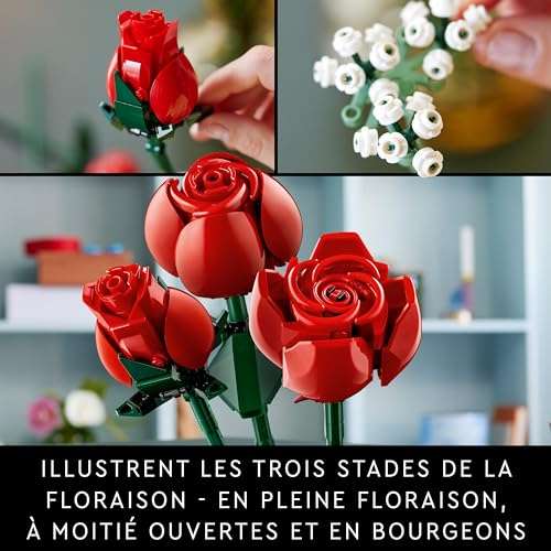 Jeu de construction Lego Icons Botanical Collection Le Bouquet de Roses (10328)