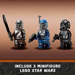 Jeu de Construction Lego Star Wars 75348 - Le Chasseur Fang Mandalorien Contre le TIE Interceptor