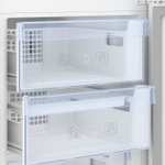 Réfrigérateur congélateur bas BEKO CRCSA366K40DXBN - 343 L (223+120), métal brossé