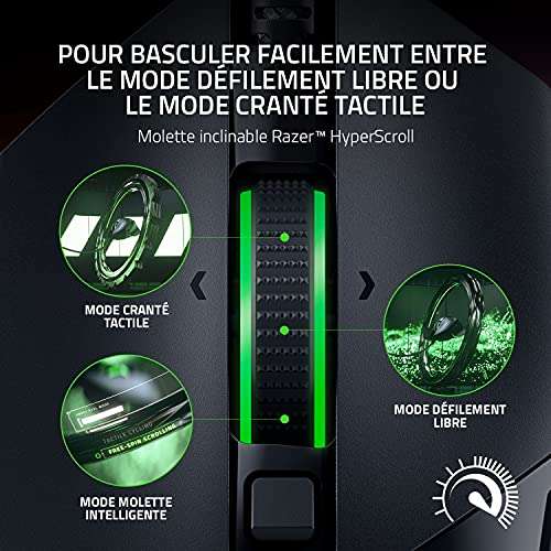 Souris Filaire Gamer Razer Basilisk V3 - éclairage Chroma intégral Underglow, 11 Boutons programmables, Noir