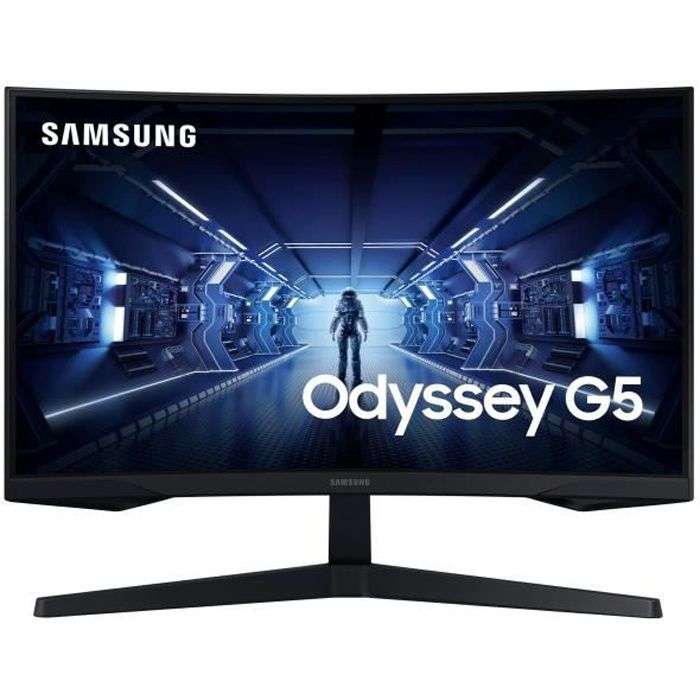[CDAV] Écran de PC 27" Samsung Odyssey G5 - VA, QHD (2560 x 1440), 1 ms, 144 Hz, HDR10, FreeSync Premium/G-Sync (Via ODR 30€)