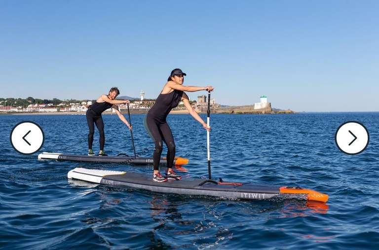 Pagaie Stand up Paddle Decathlon 500 tube carbone démontable réglable 160-190cm