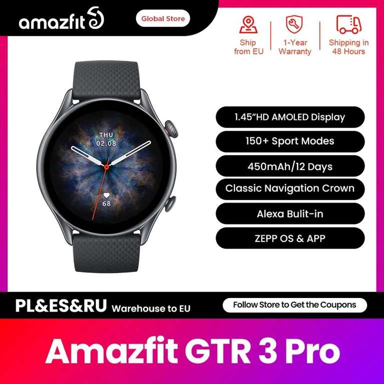 Montre connectée Amazfit GTR 3 PRO