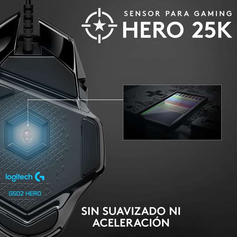 Pack Logitech Souris gaming G502 Hero + Casque sans-fil bluetooth G435 Lightspeed
