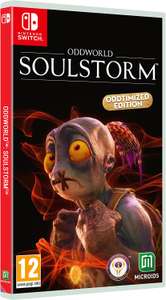 Oddworld Soulstorm Limited Édition sur Nintendo Switch (Le jeu + Boîte métal de rangement de jeux + Art Prints)