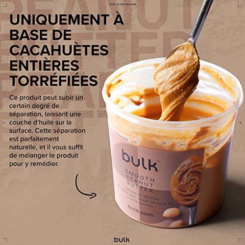 Pot de beurre de cacahuète bulk - 1Kg 4.91 euros avec abonnement