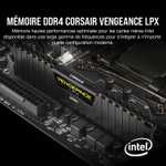 Kit de Ram Corsair Vengeance LPX - 16Go (2x8Go), DDR4 3200MHz, C16, XMP 2.0 - Noir