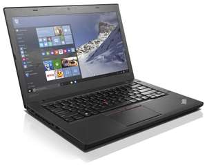PC Portable 14" Lenovo ThinkPad T460 - Full HD, i5-6300U, RAM 8 Go, SSD 256 Go, Windows 10 Pro (Reconditionné Grade B - Garantie de 12 mois)