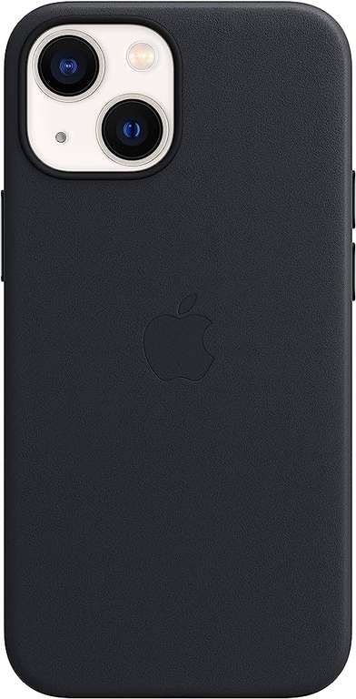 Coque Apple iPhone 13 mini Cuir anthracite MagSafe (Via retrait magasin)