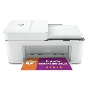 Imprimante HP DeskJet 4120e - jet d'encre couleur, Wi-Fi, blanc