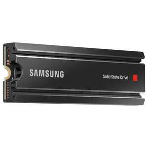 SSD interne M.2 NVMe 4.0 Samsung 980 Pro avec Dissipateur - 1 To, TLC, DRAM, Jusqu'à 7000-5000 Mo/s (+ Jusqu'à 23.80€ en RP - Boulanger)