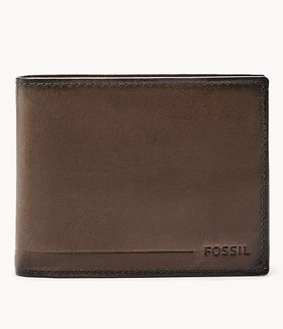 Portefeuille RFID Fossil Allen grand modèle - marron (19.04€ prix final)