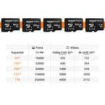 Carte mémoire MicroSDXC Amazon Basics - 1 To, avec adaptateur SD, A2, U3, vitesse de lecture jusqu'à 100 Mo/s