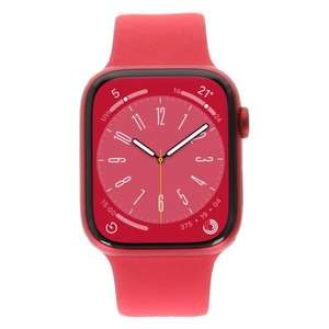 Montre connectée Apple Watch Series 8 GPS - 45 mm, aluminium rouge bracelet sport rouge