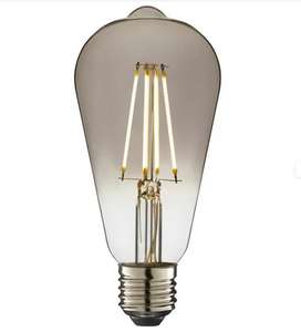 Ampoule LED décorative fumée Lexman - Edison, E27, 470Lm = 40W, blanc neutre