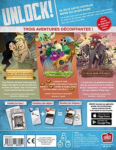 Jeu de société Unlock! Mythic Adventures (Version Française)