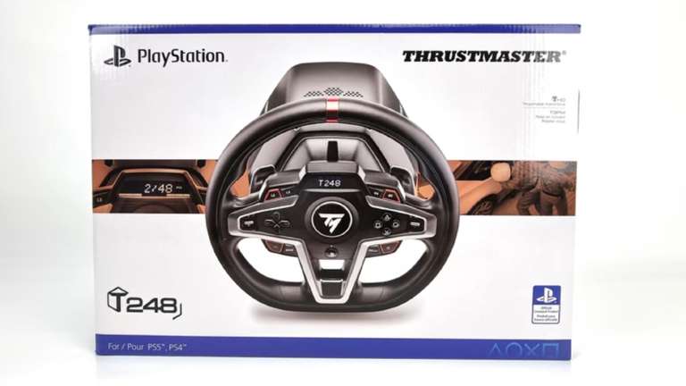 Volant Thrustmaster T248 pour PC ou PS5 / PC