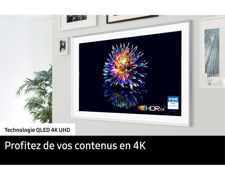 TV 55" Samsung The Frame TQ55LS03D 2024 - QLED, 4K UHD 120Hz (via 400€ ODR)