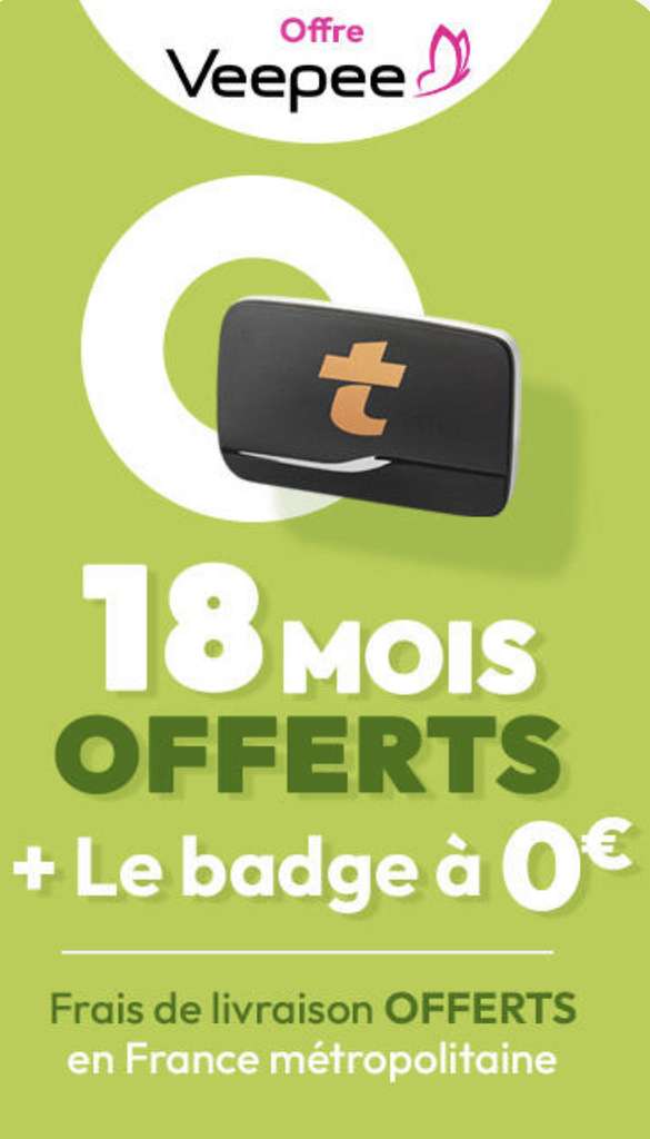 Support badge telepeage ou bip and go - Équipement auto
