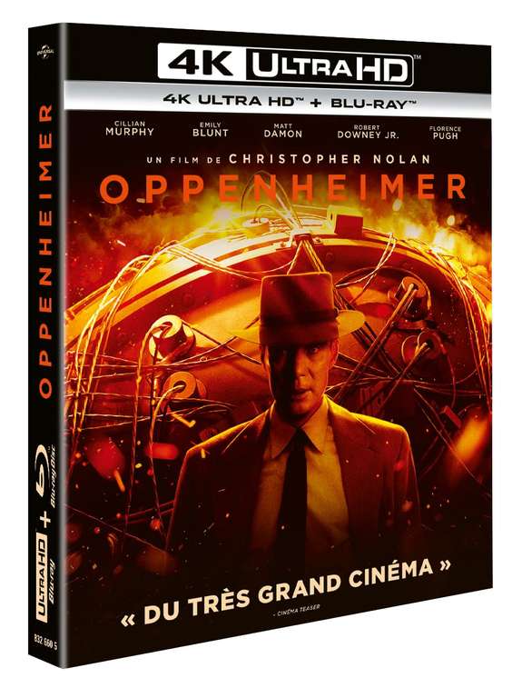 Oppenheimer [4K Ultra HD + Blu-Ray]
