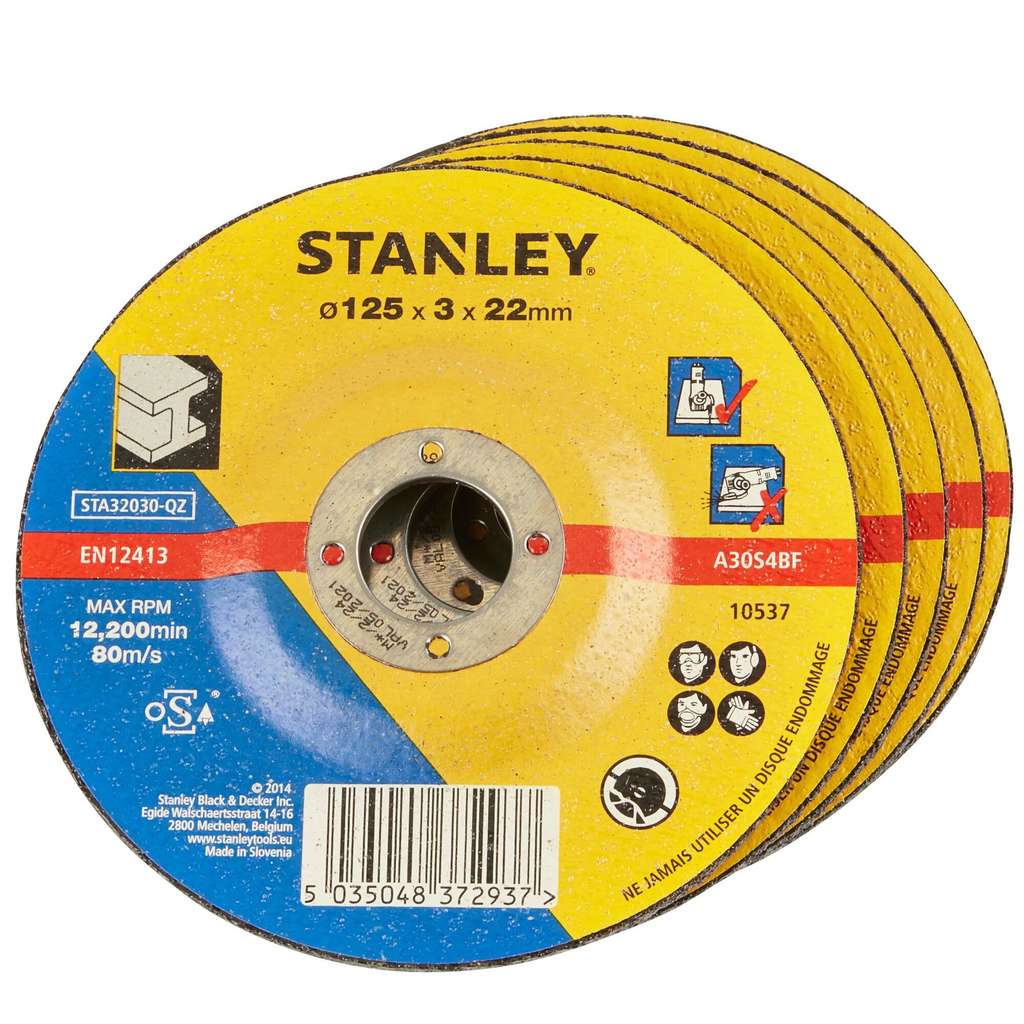 Stanley Disque à tronçonner le métal, 125x22x3.2 à 1,07€ chez ...