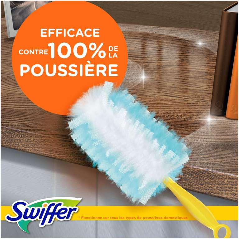 Plumeau Swiffer Duster 1 Manche + 13 Recharges, Capture Poussière — free download