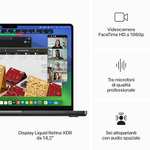 PC Portable 14,2" Apple Macbook Pro 2023 - Puce M3 Pro, 18 Go Ram, SSD 512 Go
